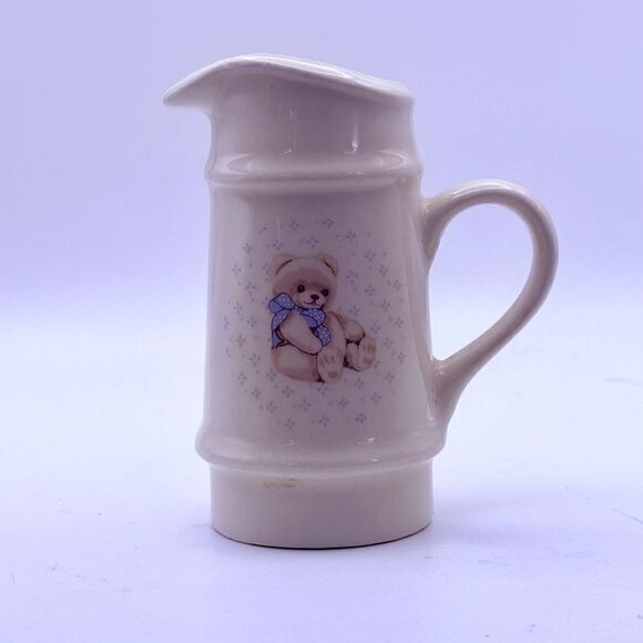 Vintage teddy bear coffee set with stand, missing one cup - Picture 8 of 12